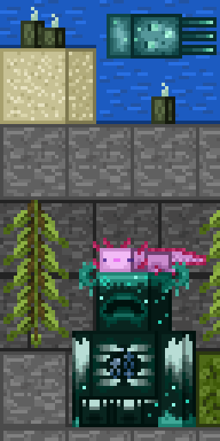 Minecraft 1.17: Warden and Axolotl Inverted Colours (Appear to be opposites  of eachother) - Imgur