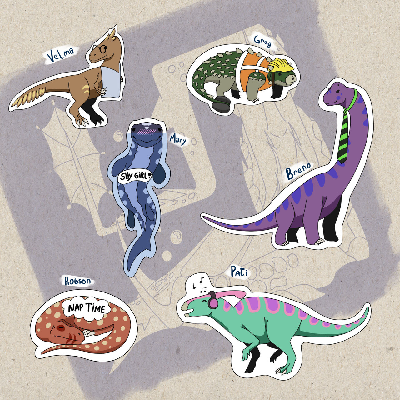 Dinosaur Time Rover Sticker Dino Stickers by Newt1207 on DeviantArt