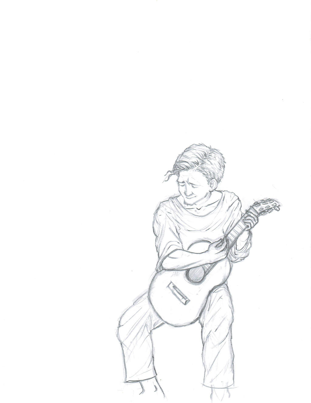 Guitarist sketch