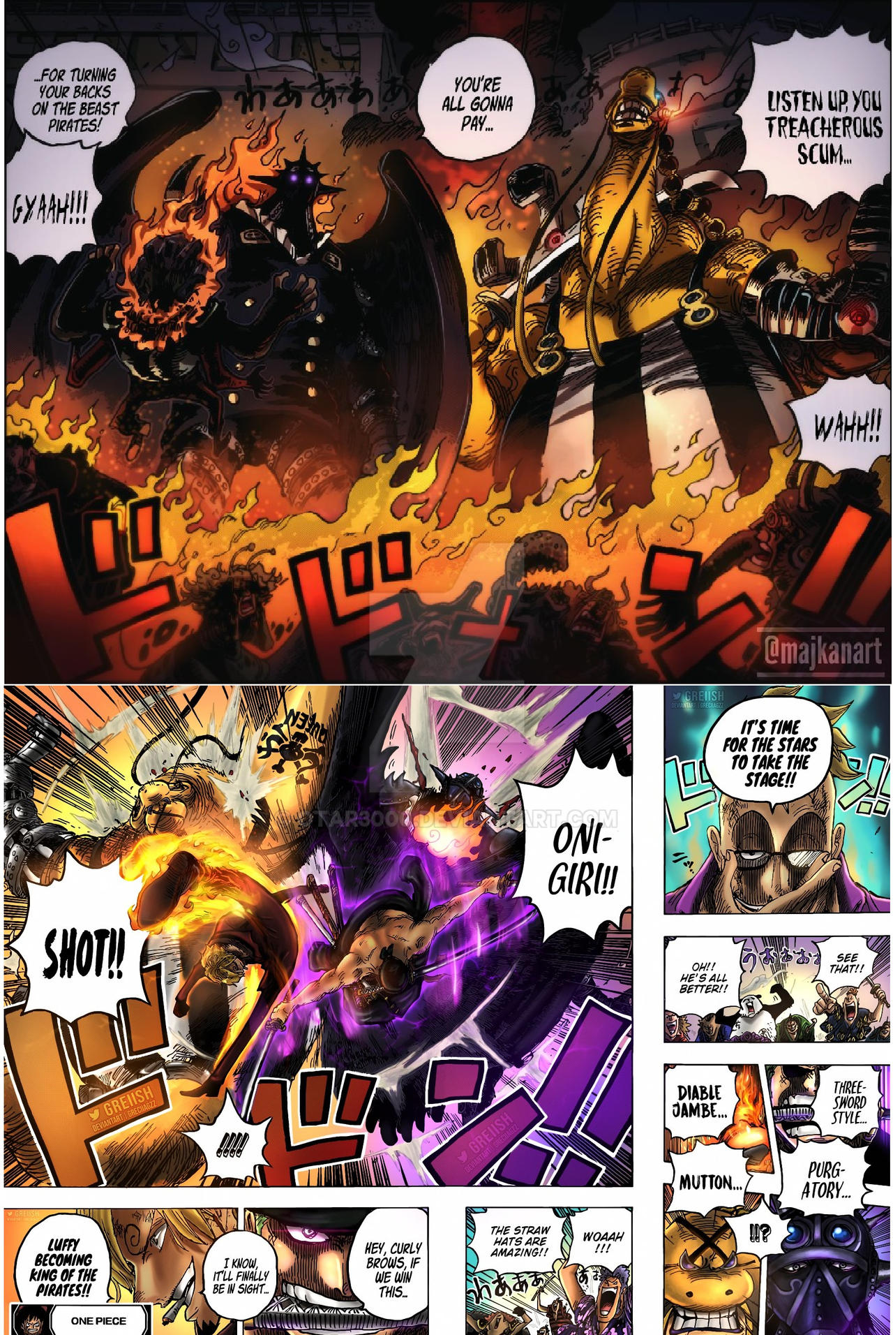 SPOIL MANGA ONE PIECE CHAPTER 1022 ! / Colors in Anime Style : r/OnePiece