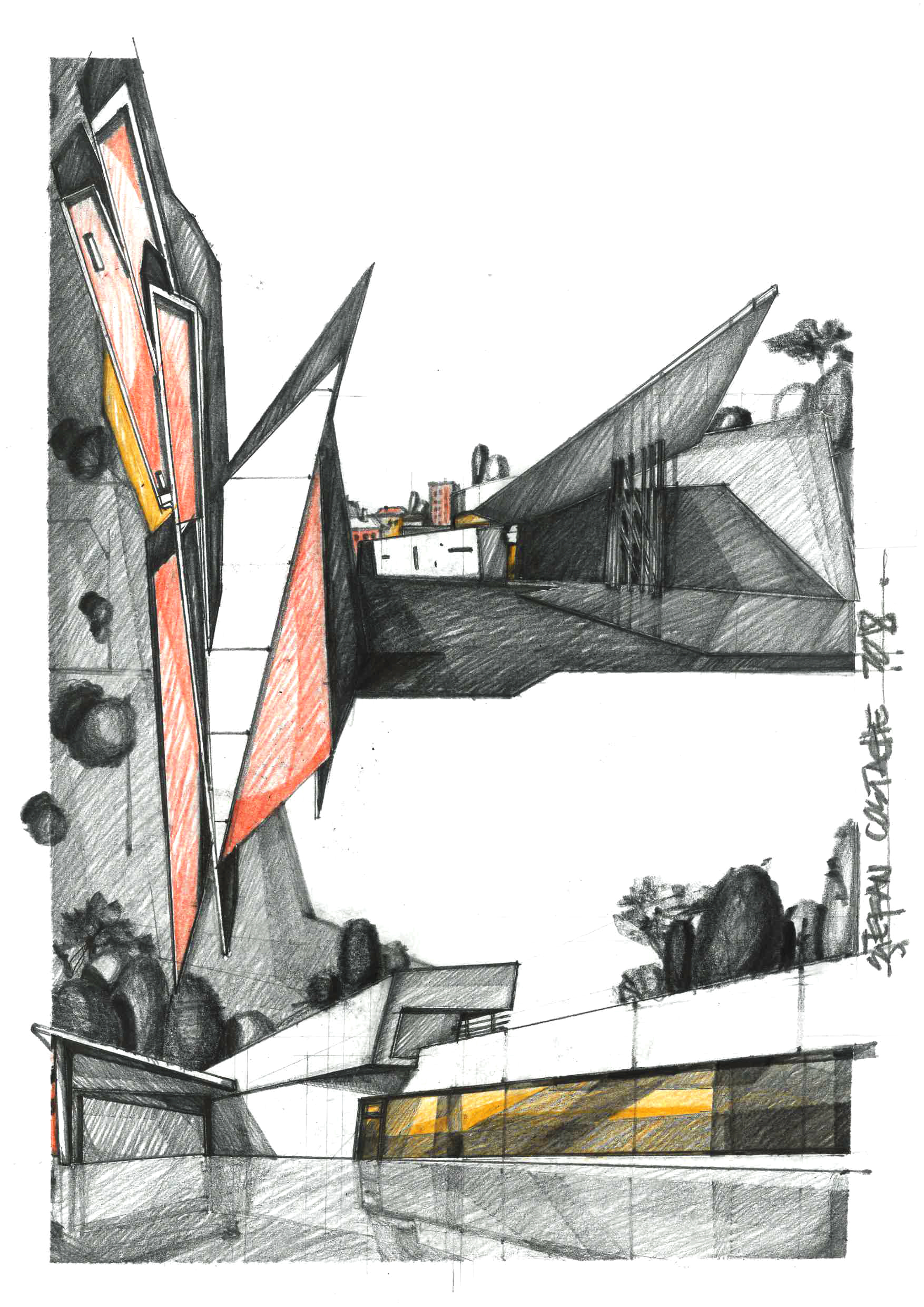 Vitra Fire Station - Zaha Hadid by faneeel on DeviantArt