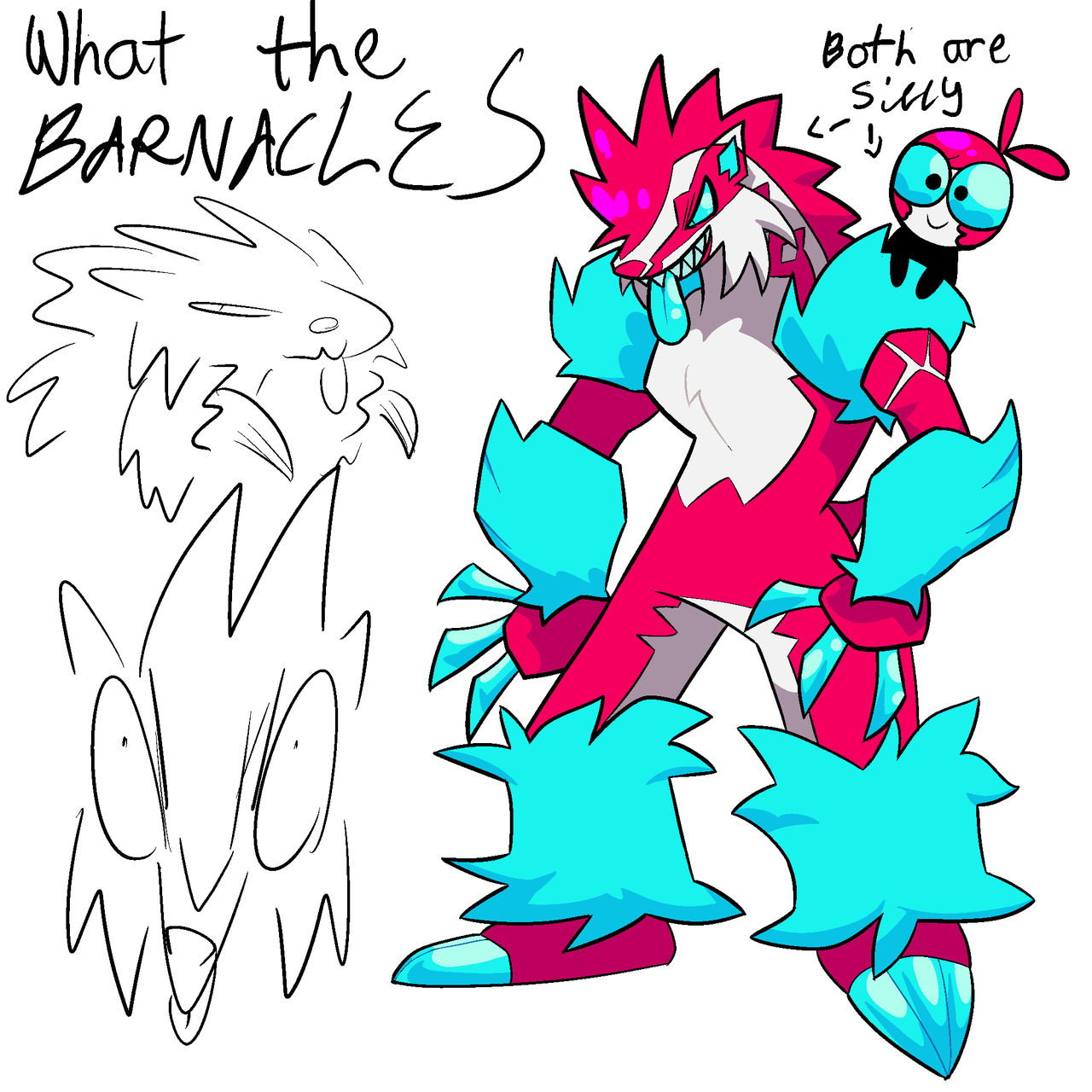 Shiny Obstagoon by SquikyClean on DeviantArt