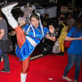 Chun Li cosplay High Kick NYCC 2014