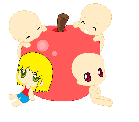 Chibi Friends Gaint Apple