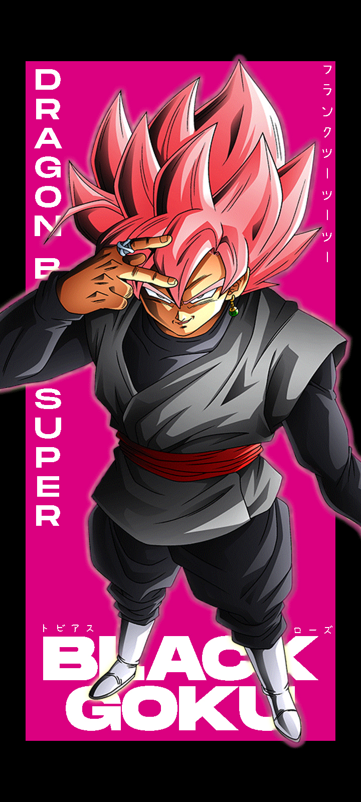 Fondo de pantalla / Black Goku Rose / 720 x 1600 by Armessss on DeviantArt