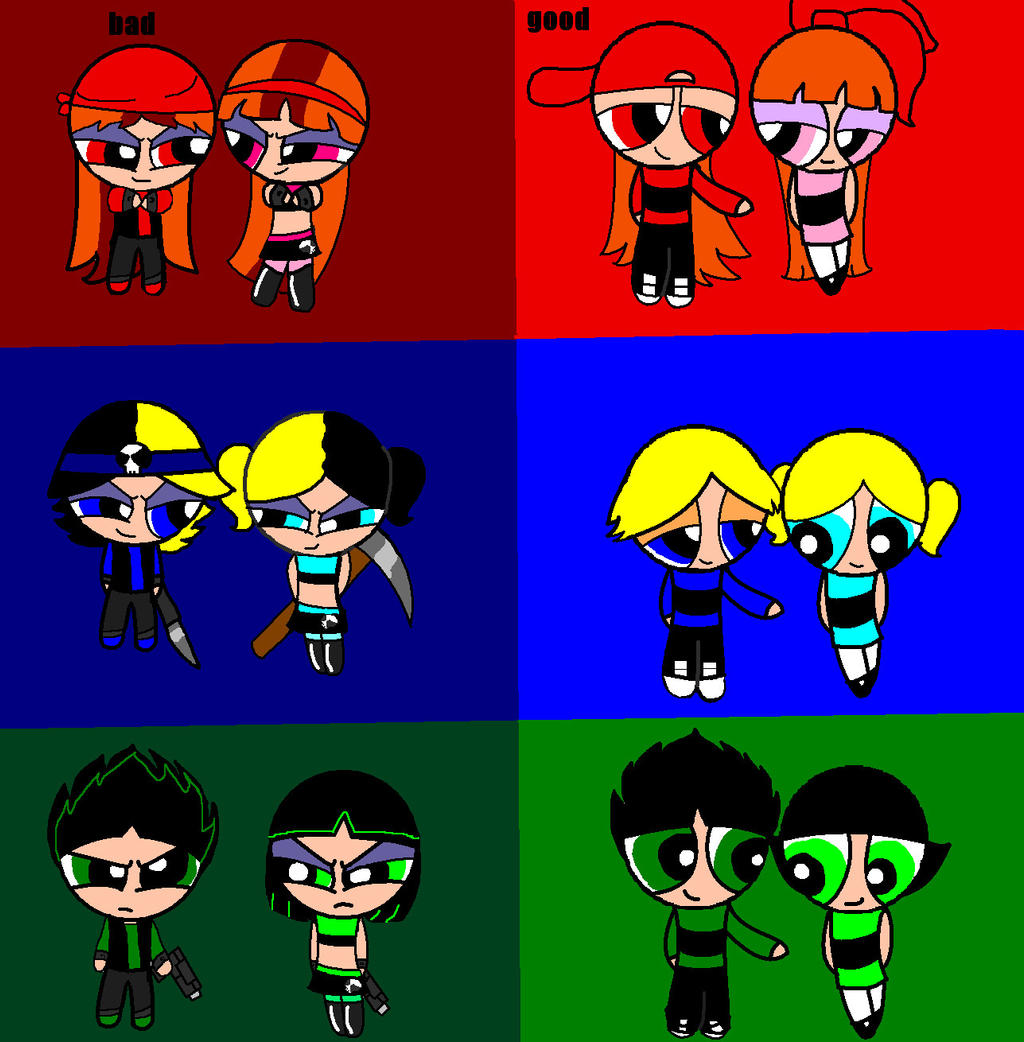 Ppg And Rrb Good And Bad by powerpuffgirls123100 on DeviantArt