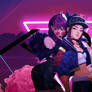 K/DA Evelynn and Akali 1920x1080