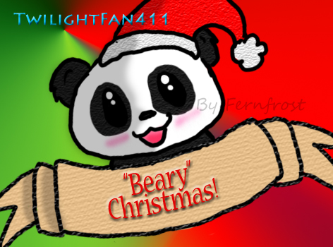 Beary Christmas Panda for Twi