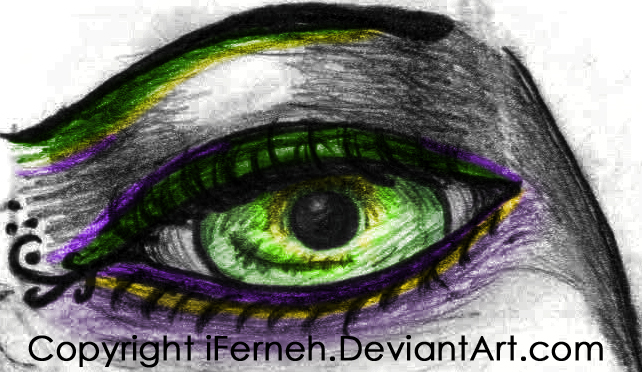 Mardi Gras Eye