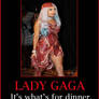MP Lady Gaga meat dress