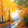 Fall Leaves painting