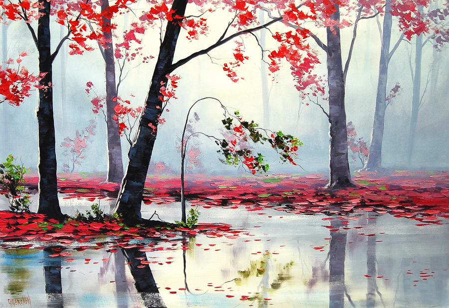Misty River by artsaus
