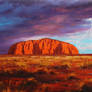Uluru Outback Australia Painting