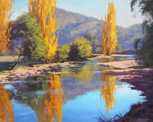 Tumut River Painting