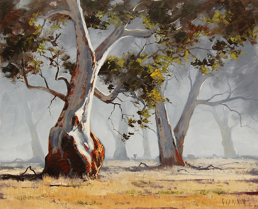 Eucalyptus tree Paintings by artsaus