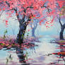 Spring Blossom Reflections