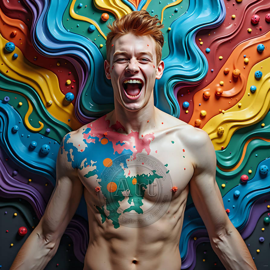 Men-in-body-paint-splat-fun-121 Sample by JeffDupler on DeviantArt