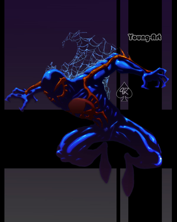 Spiderman 2099 colored