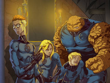 Fantastic 4 colored