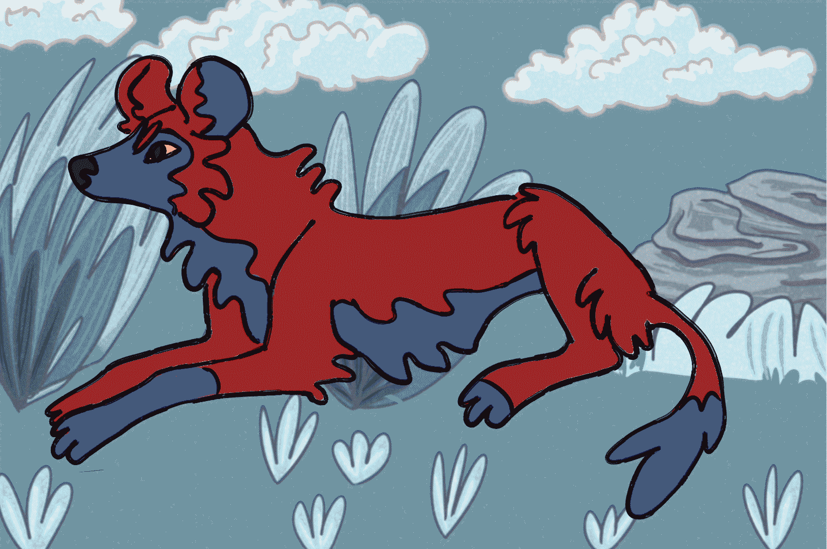 African Wild Dog Animation by WatermelonCreature on DeviantArt African Wild Dog Animation by WatermelonCreature on DeviantArt