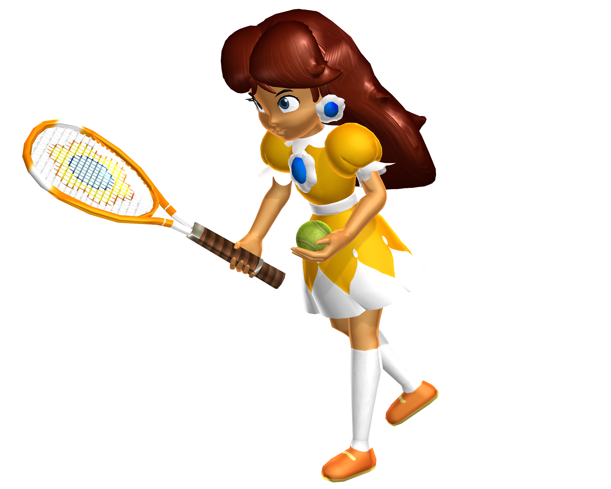 Daisy prepares a Serve in MT64 by PrinceCheap on DeviantArt