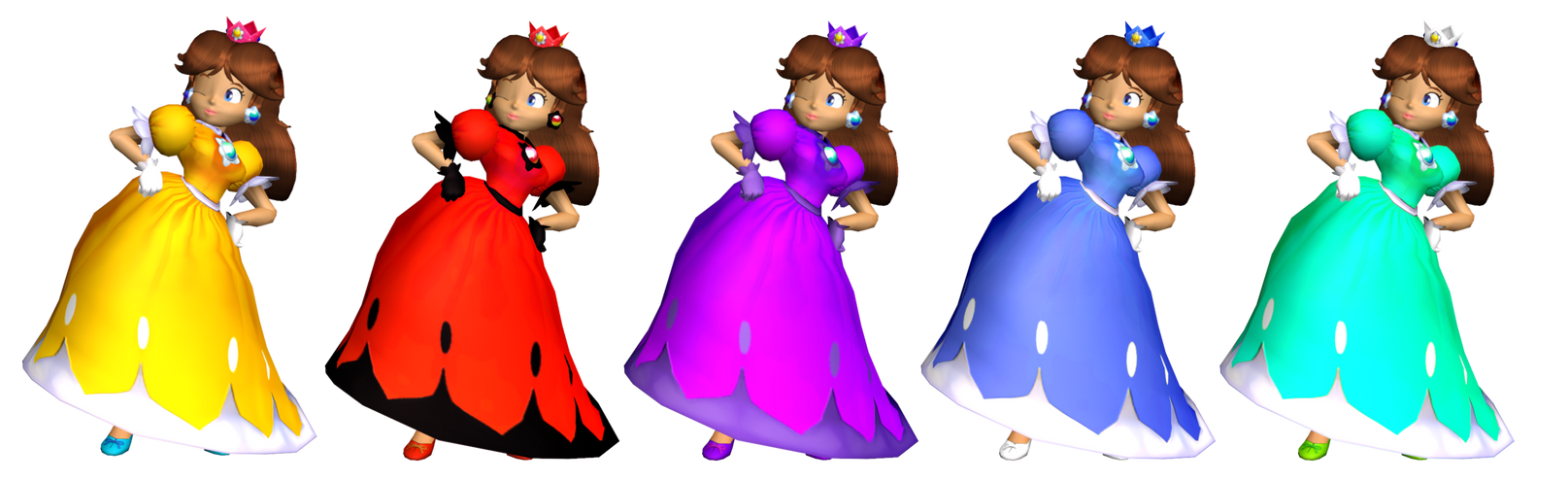 Ssb Color Daisy SSBM - Daisy All Pallete Swaps by PrinceCheap on DeviantArt