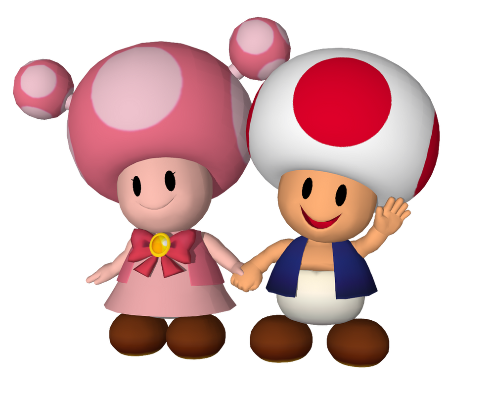 Classic Toad and Toadette by PrinceCheap on DeviantArt