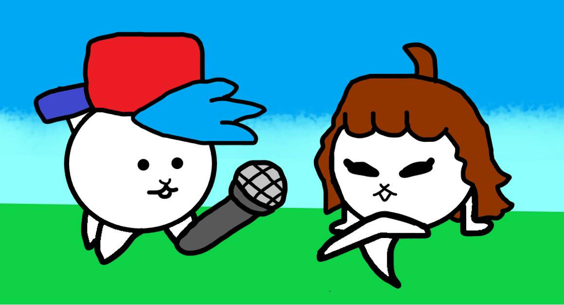 battle cats: cat raper and cat with crossed legs by joaquinalvear on ...