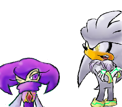 NiGHTS and Silver the Hedgehog