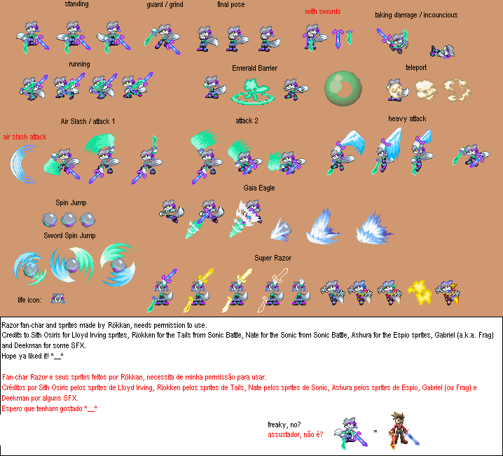 Razor Ramon Sprites Razor Sprite-sheet by Rokkan-Illidian on DeviantArt