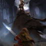 ..with my father's sword