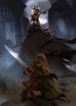 ..with my father's sword by Cryptcrawler