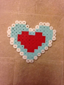 Heart Piece Fuse Beads