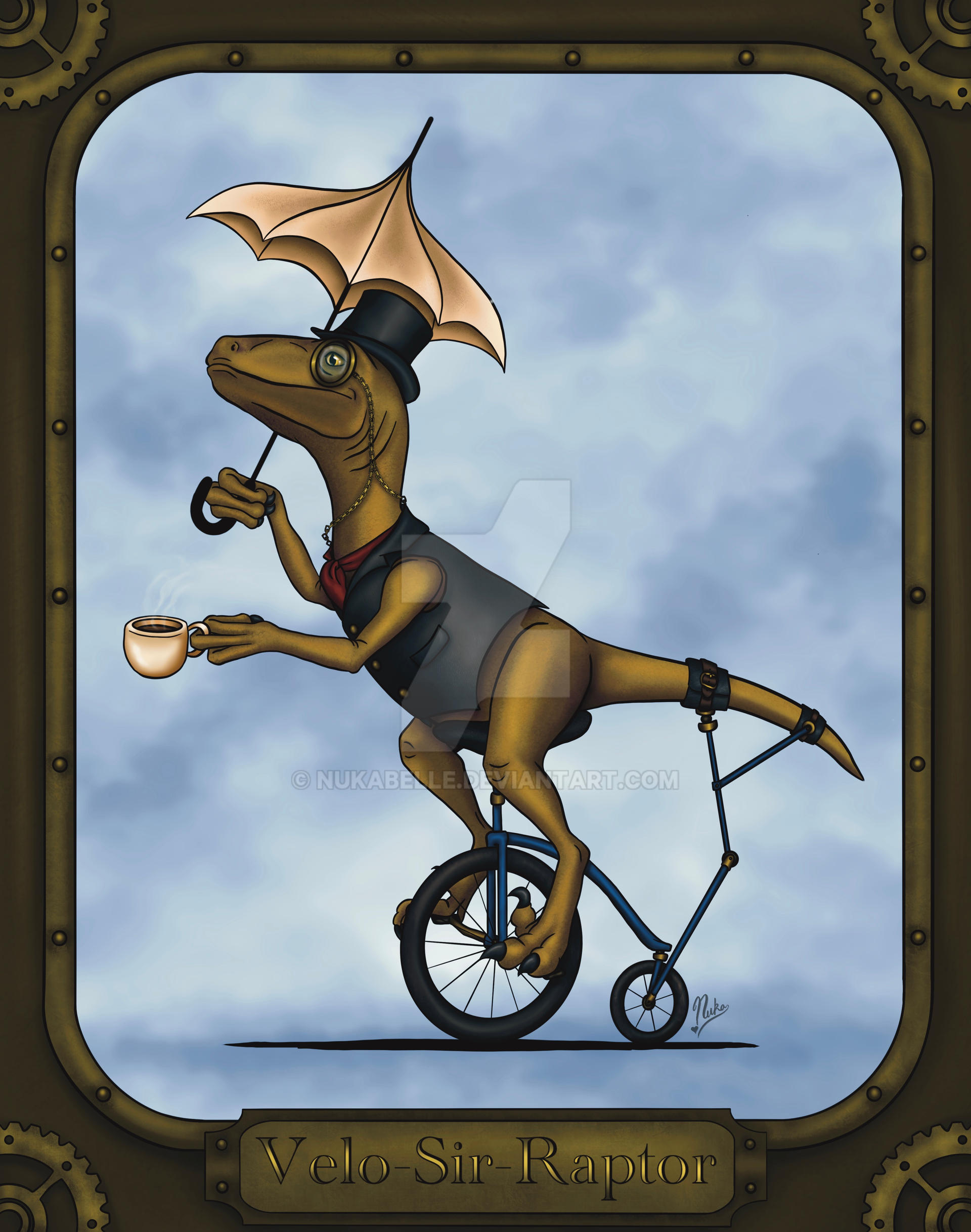 Sir Raptor Velo-Sir-Raptor by nukabelle on DeviantArt