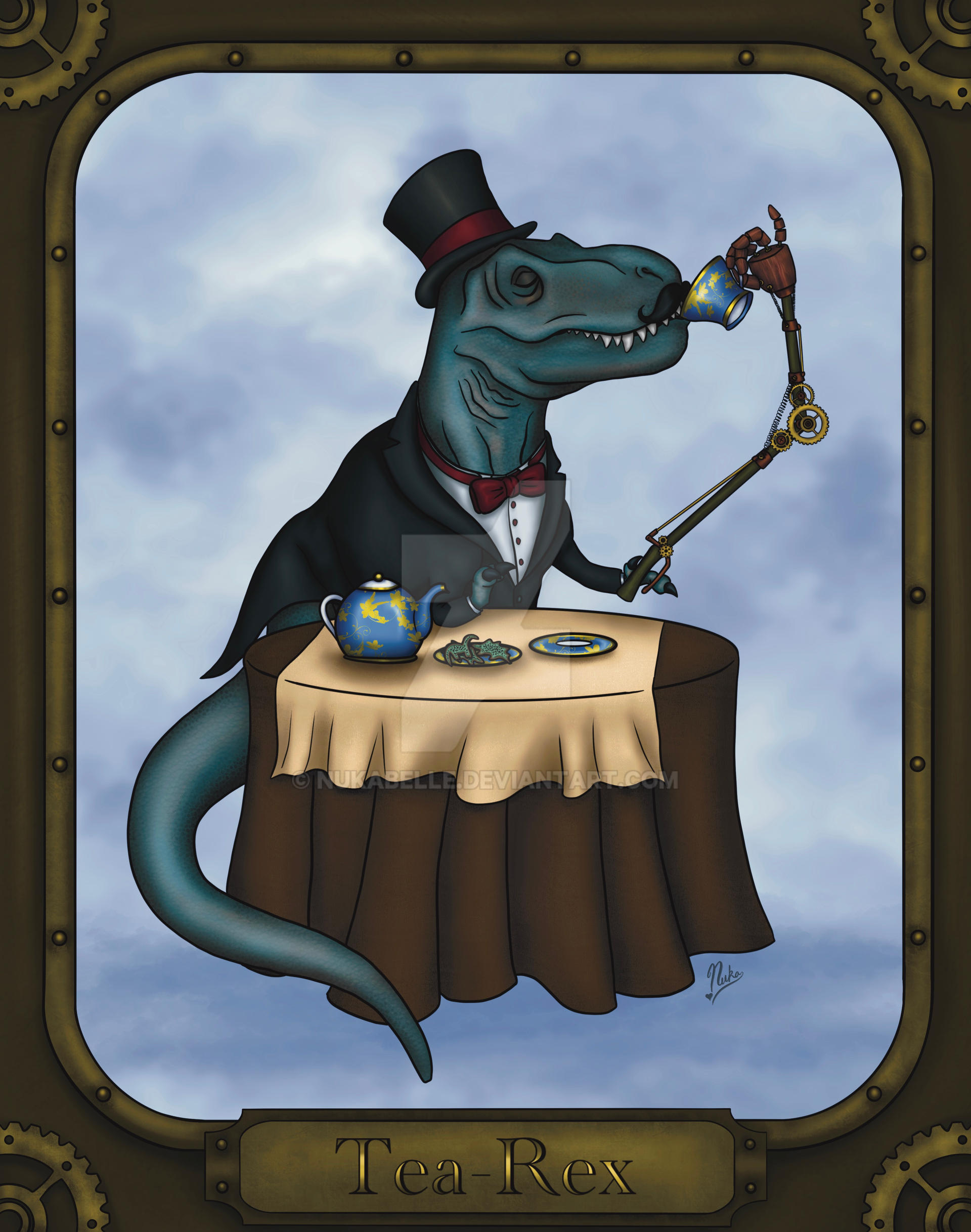Tea-Rex by nukabelle on DeviantArt