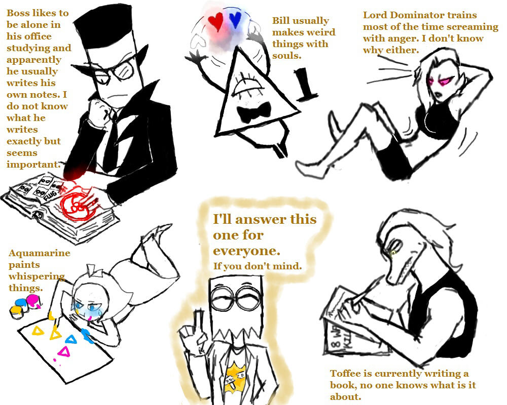 The Gaster Gang/Family Au!｜Lazy Prosecutor/Attorney's Topic｜ART street