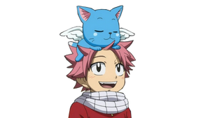 Natsu y Happy Render