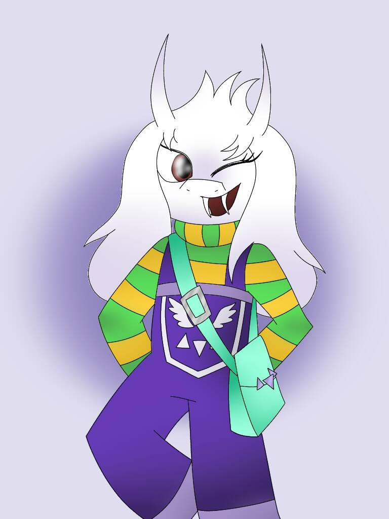 Asriel redesign by momo-malt-gern on DeviantArt