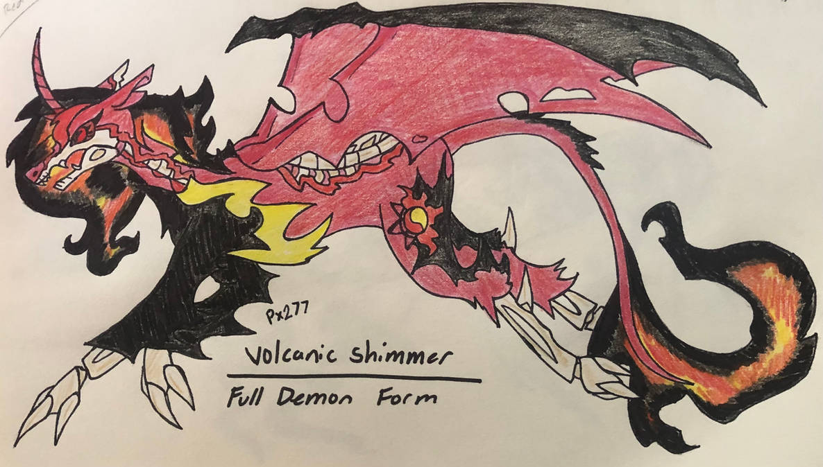 Redraw: Full Demon Form by Pinkiexneomorph277 on DeviantArt