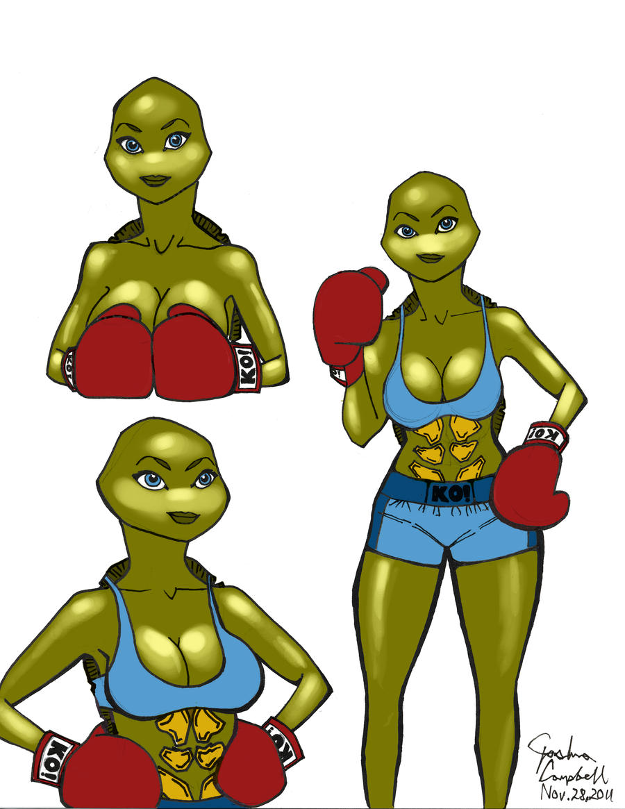 Venus Di Milo boxing colored