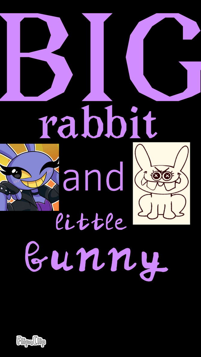 The BIG rabbit and The little bunny. by LovelyL4tte12 on DeviantArt