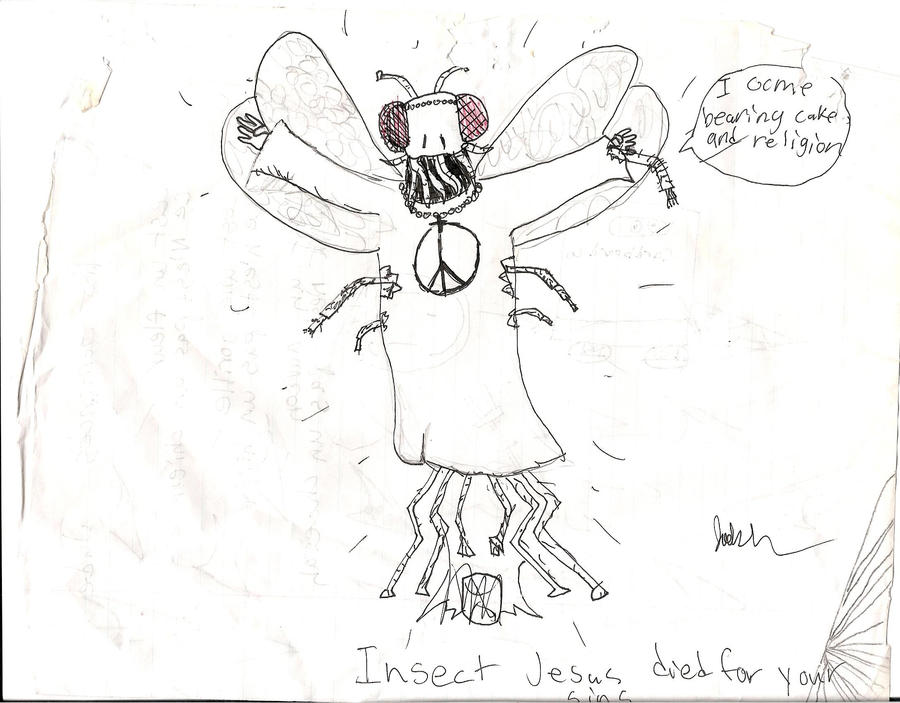 Insect jesus by TestingReality on DeviantArt