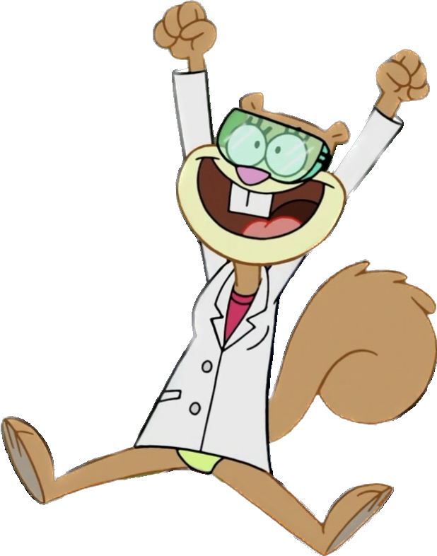 Sandy Lab Sandy Cheeks wears her lab outfit by CEB1031 on DeviantArt