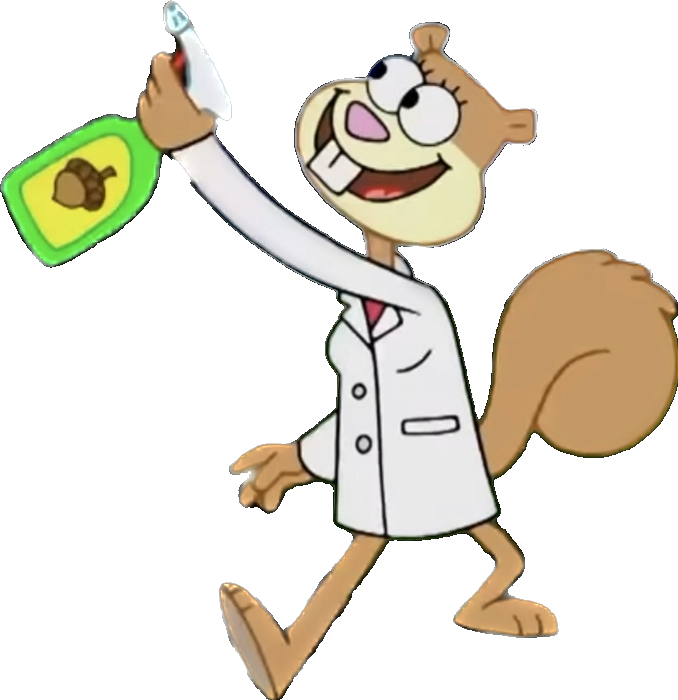 Sandy Lab Sandy Cheeks wears her lab outfit 2 by CEB1031 on DeviantArt