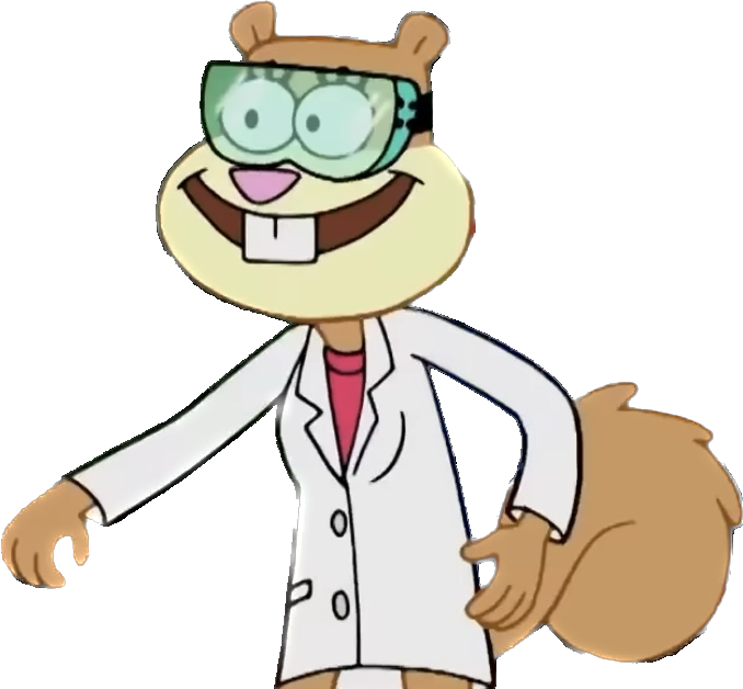 Sandy Lab Sandy Cheeks wears her lab outfit 3 by CEB1031 on DeviantArt
