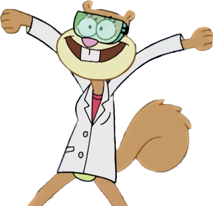 Sandy Lab Sandy Cheeks wears her lab outfit 4 by CEB1031 on DeviantArt
