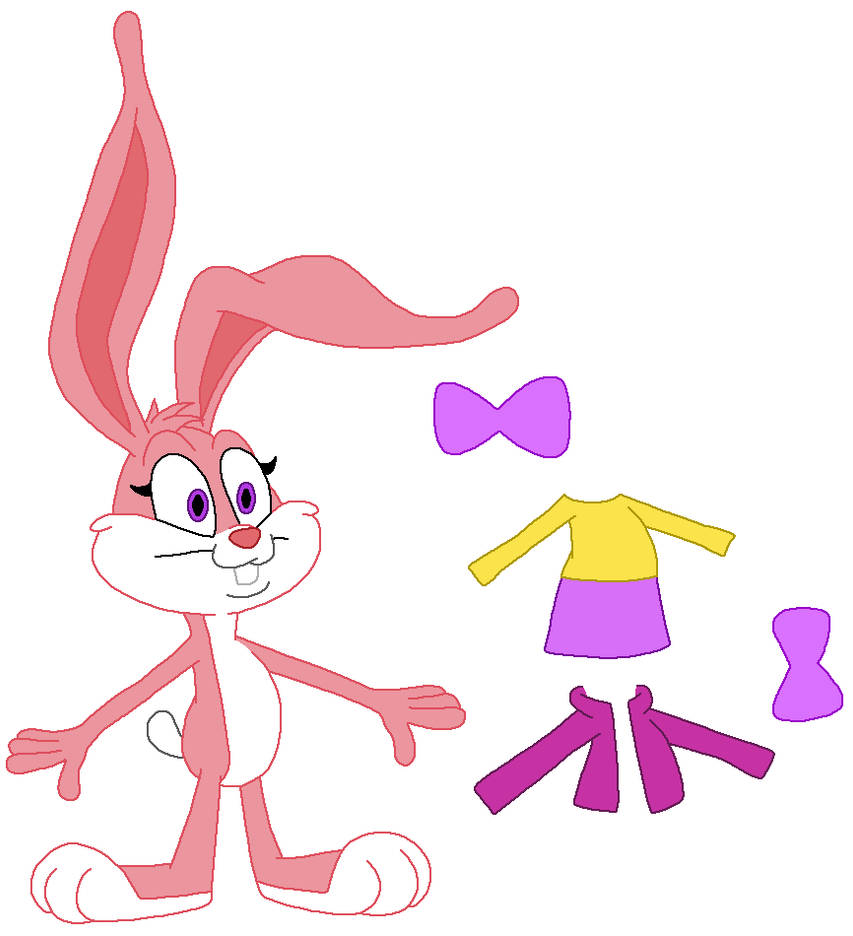 Female Rabbit Base Babs Bunny Base by CEB1031 on DeviantArt