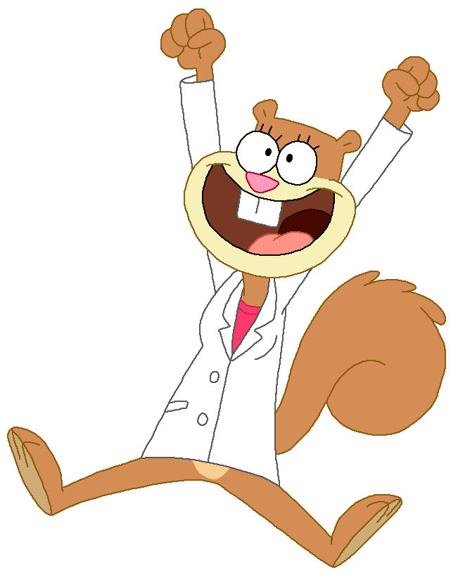 Sandy Lab Sandy Cheeks Wears Lab Coat and Shirt and No Pants by CEB1031 on DeviantArt