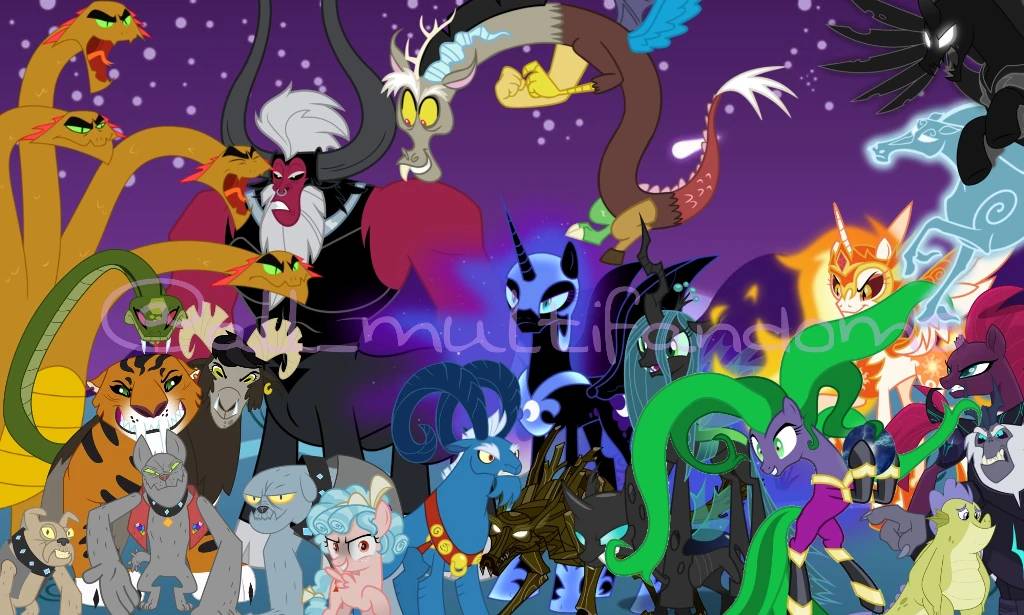 MLP FIM VILLAINS by multifandoms20 on DeviantArt