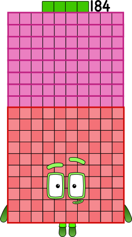 Code 184 Numberblock 184 by crazymilk2025 on DeviantArt